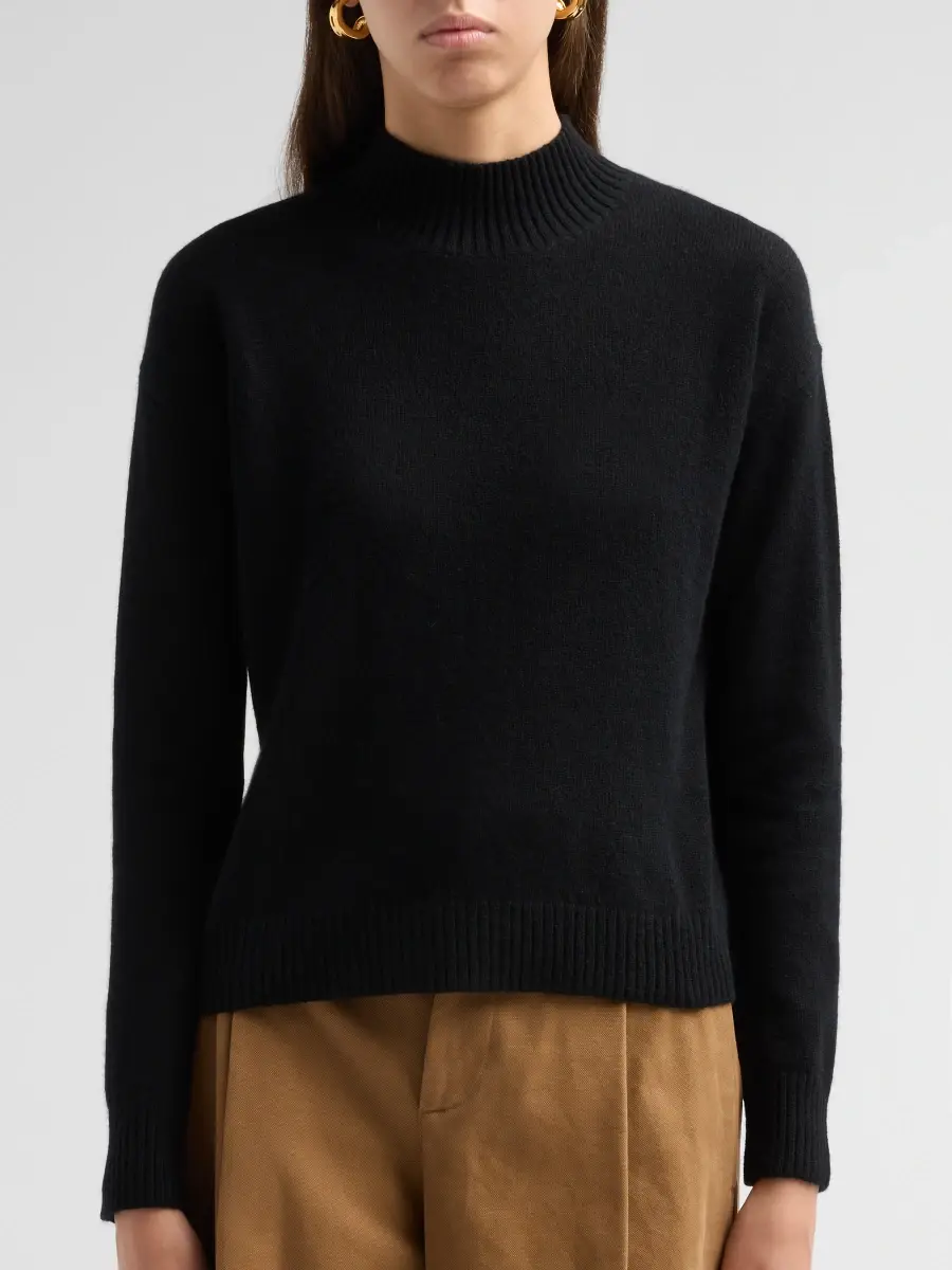 Saks Fifth Avenue Women's Basic Cashmere Mock Turtleneck Sweater | Thumbnail 5 Saks Fifth Avenue Women's Basic Cashmere Mock Turtleneck Sweater | Thumbnail 5