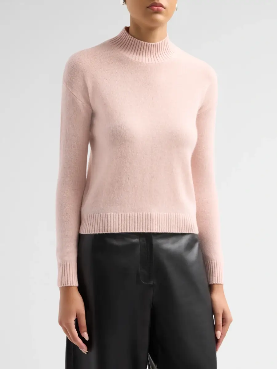 Saks Fifth Avenue Women's Basic Cashmere Mock Turtleneck Sweater | Thumbnail 4 Saks Fifth Avenue Women's Basic Cashmere Mock Turtleneck Sweater | Thumbnail 4