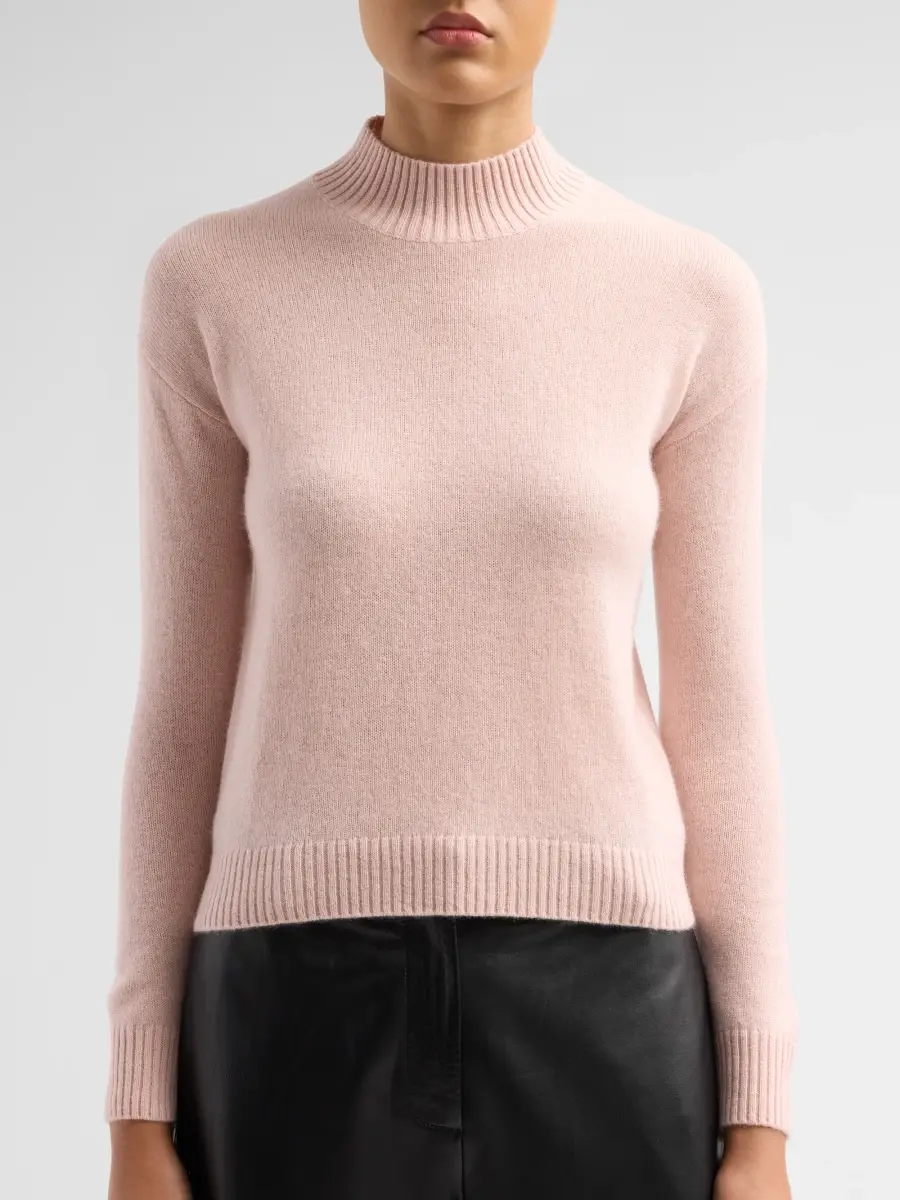 Saks Fifth Avenue Women's Basic Cashmere Mock Turtleneck Sweater | Thumbnail 5 Saks Fifth Avenue Women's Basic Cashmere Mock Turtleneck Sweater | Thumbnail 5
