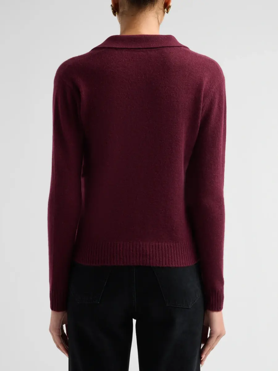Saks Fifth Avenue Women's Basic Cashmere Polo Sweater | Thumbnail 3 Saks Fifth Avenue Women's Basic Cashmere Polo Sweater | Thumbnail 3