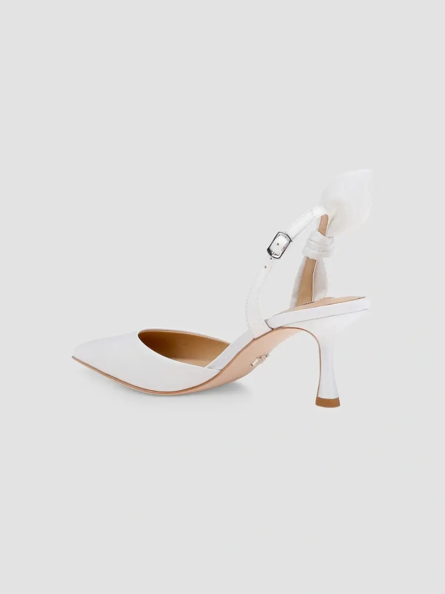 BADGLEY MISCHKA Women's Yuan 65MM Leather Slingback Pumps | Thumbnail 3 BADGLEY MISCHKA Women's Yuan 65MM Leather Slingback Pumps | Thumbnail 3