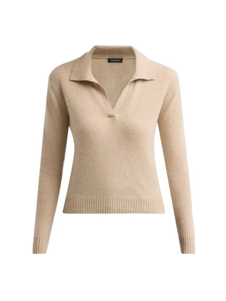 Saks Fifth Avenue Women's Basic Cashmere Polo Sweater