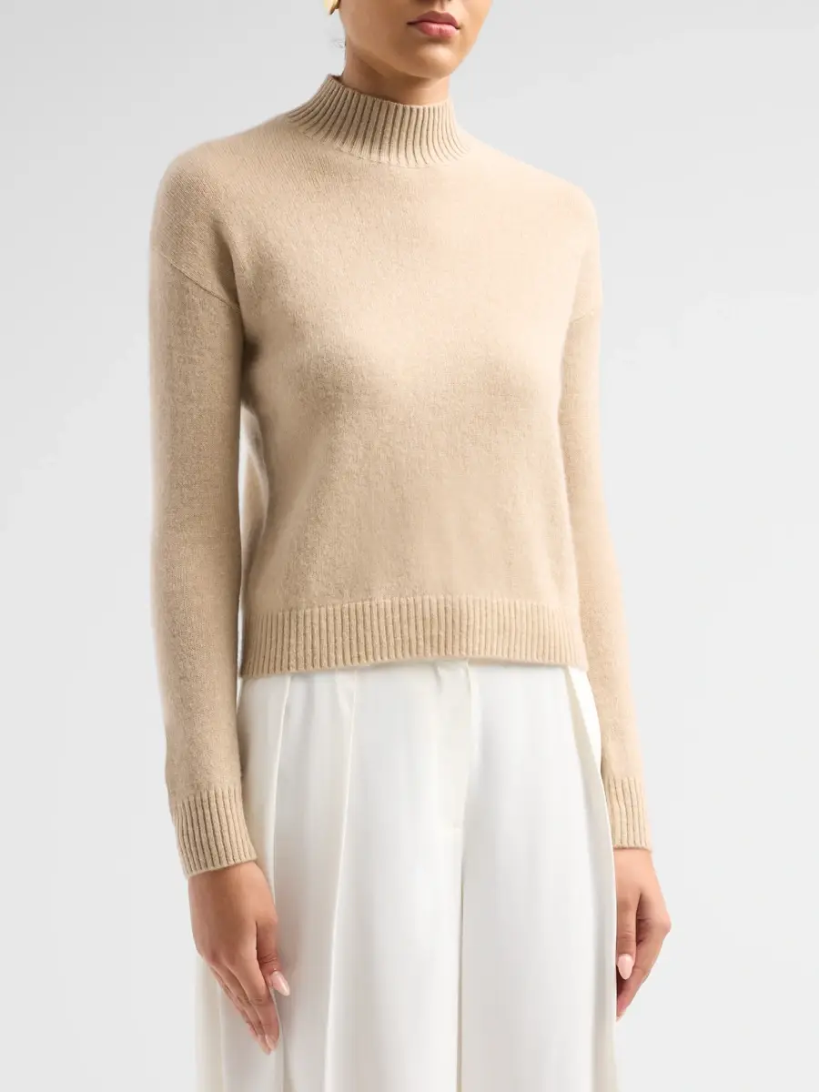 Saks Fifth Avenue Women's Basic Cashmere Mock Turtleneck Sweater | Thumbnail 4 Saks Fifth Avenue Women's Basic Cashmere Mock Turtleneck Sweater | Thumbnail 4