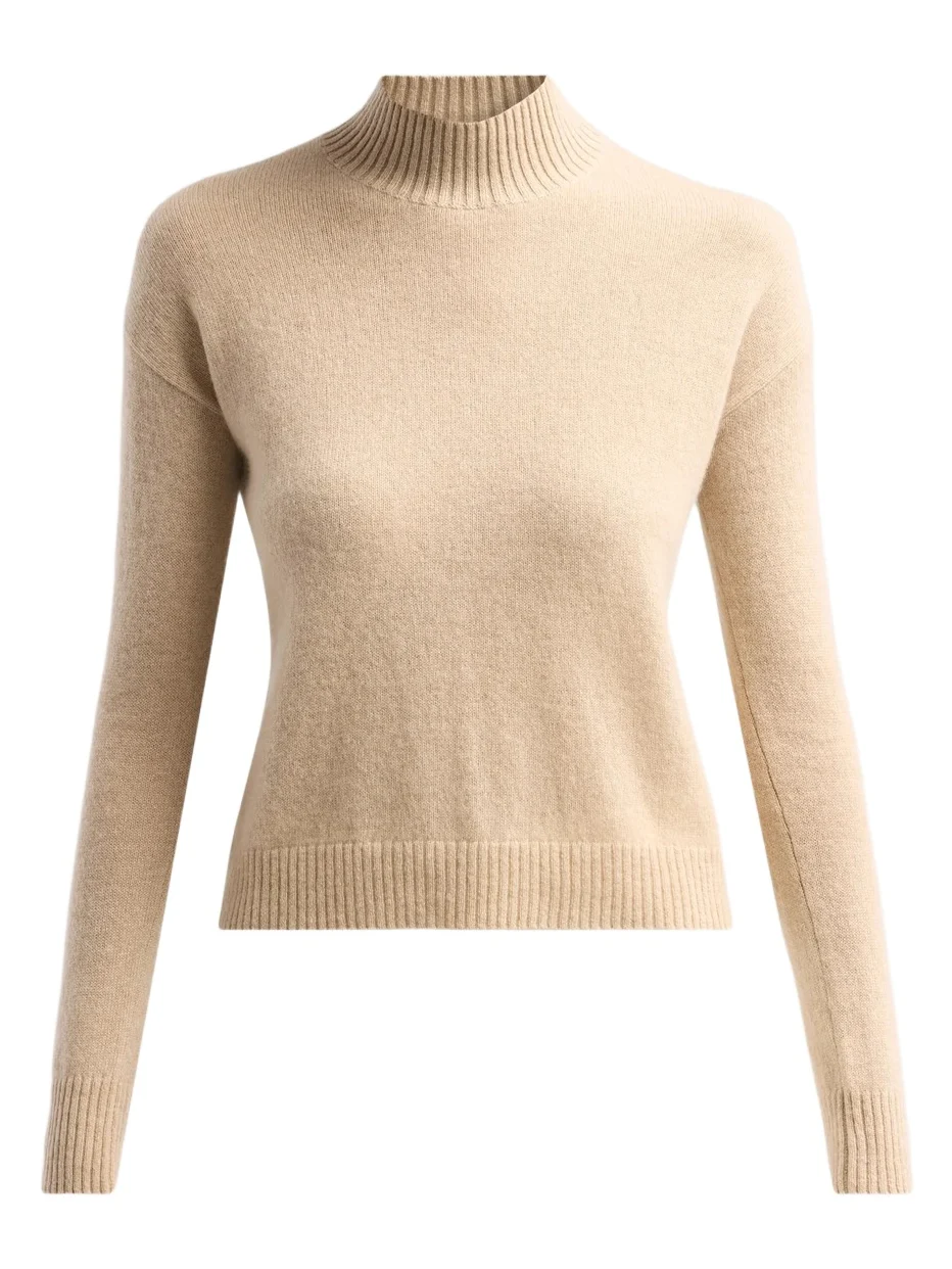 Saks Fifth Avenue Women's Basic Cashmere Mock Turtleneck Sweater