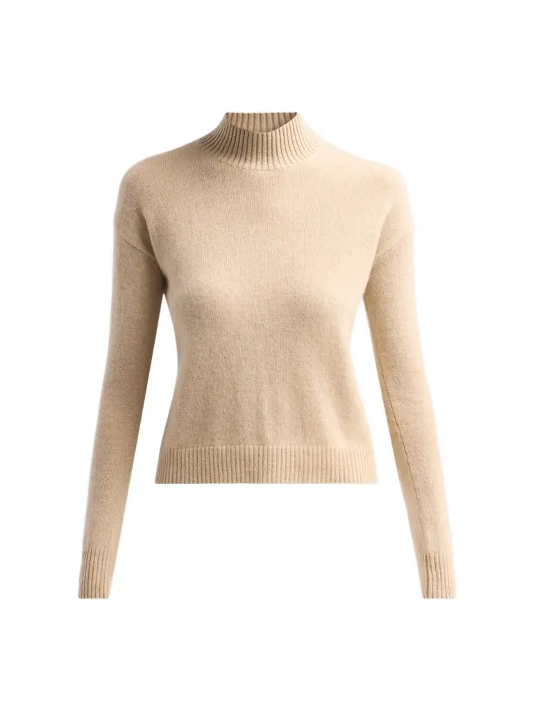 Saks Fifth Avenue Women's Basic Cashmere Mock Turtleneck Sweater
