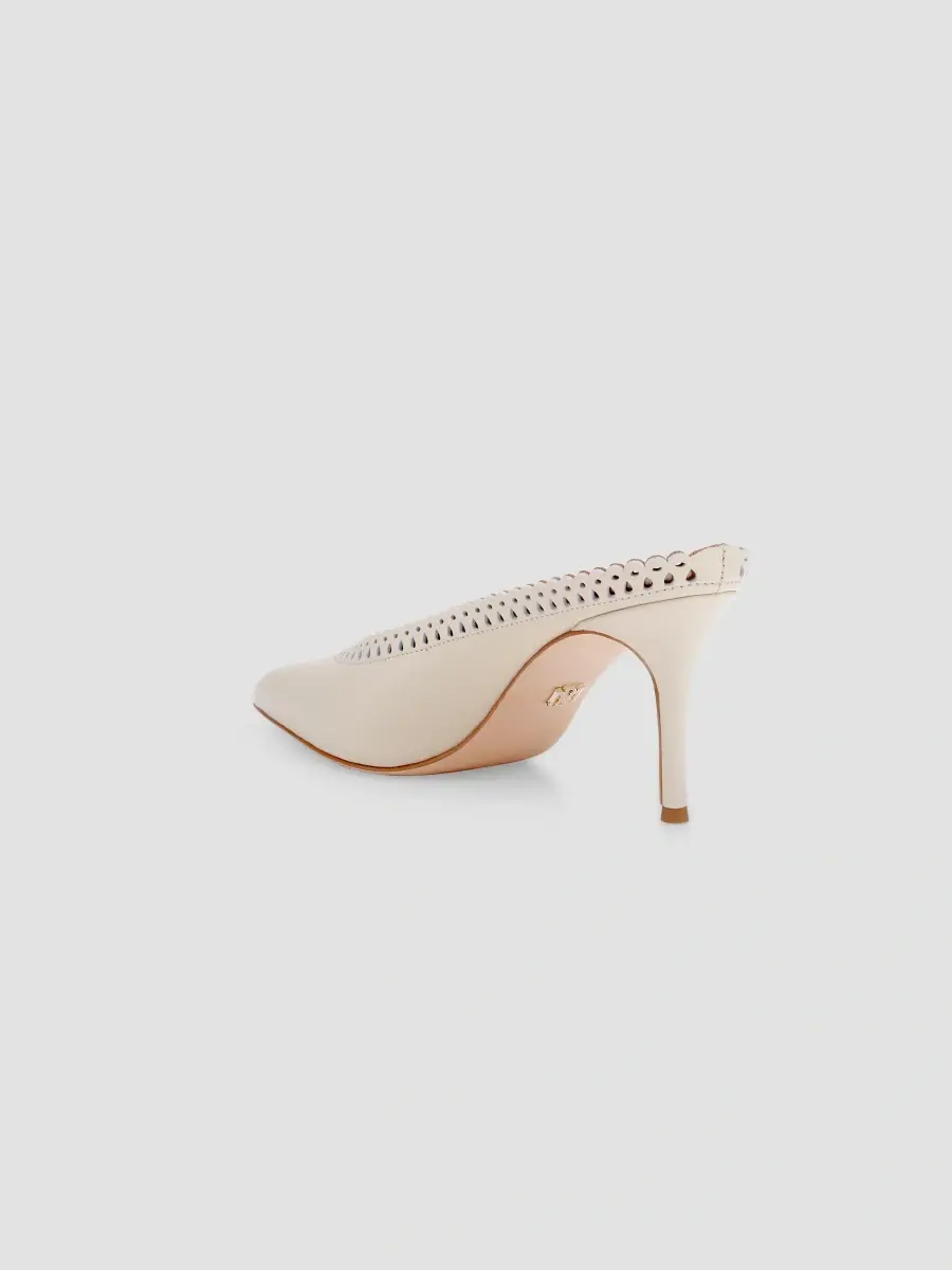 BADGLEY MISCHKA Women's Rylie 75MM Leather Mules | Thumbnail 3 BADGLEY MISCHKA Women's Rylie 75MM Leather Mules | Thumbnail 3