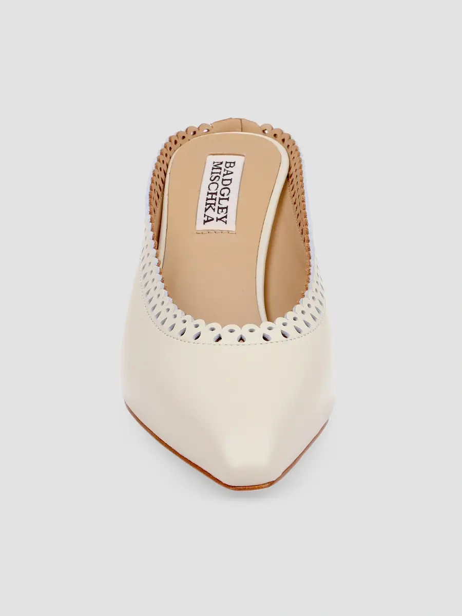 BADGLEY MISCHKA Women's Rylie 75MM Leather Mules | Thumbnail 4 BADGLEY MISCHKA Women's Rylie 75MM Leather Mules | Thumbnail 4