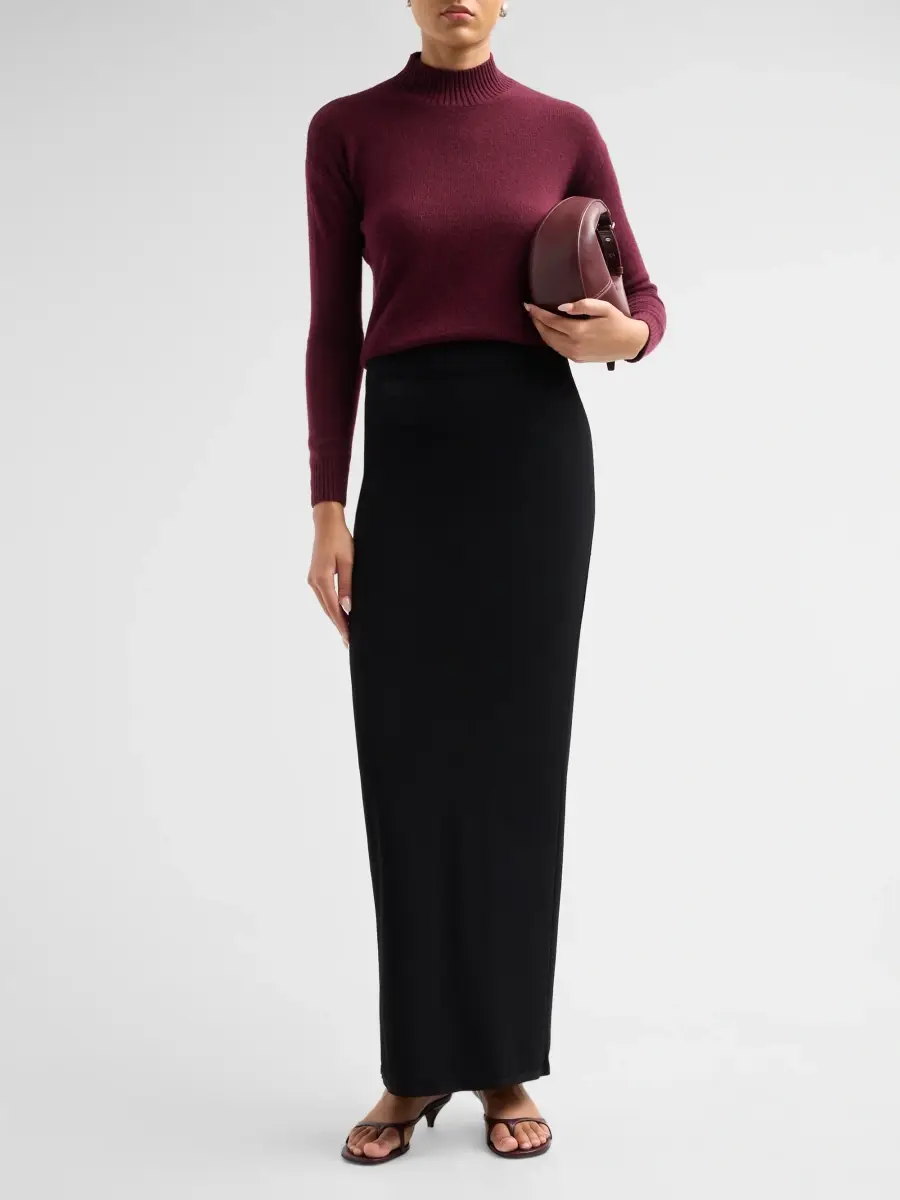 Saks Fifth Avenue Women's Basic Cashmere Mock Turtleneck Sweater | Thumbnail 2 Saks Fifth Avenue Women's Basic Cashmere Mock Turtleneck Sweater | Thumbnail 2