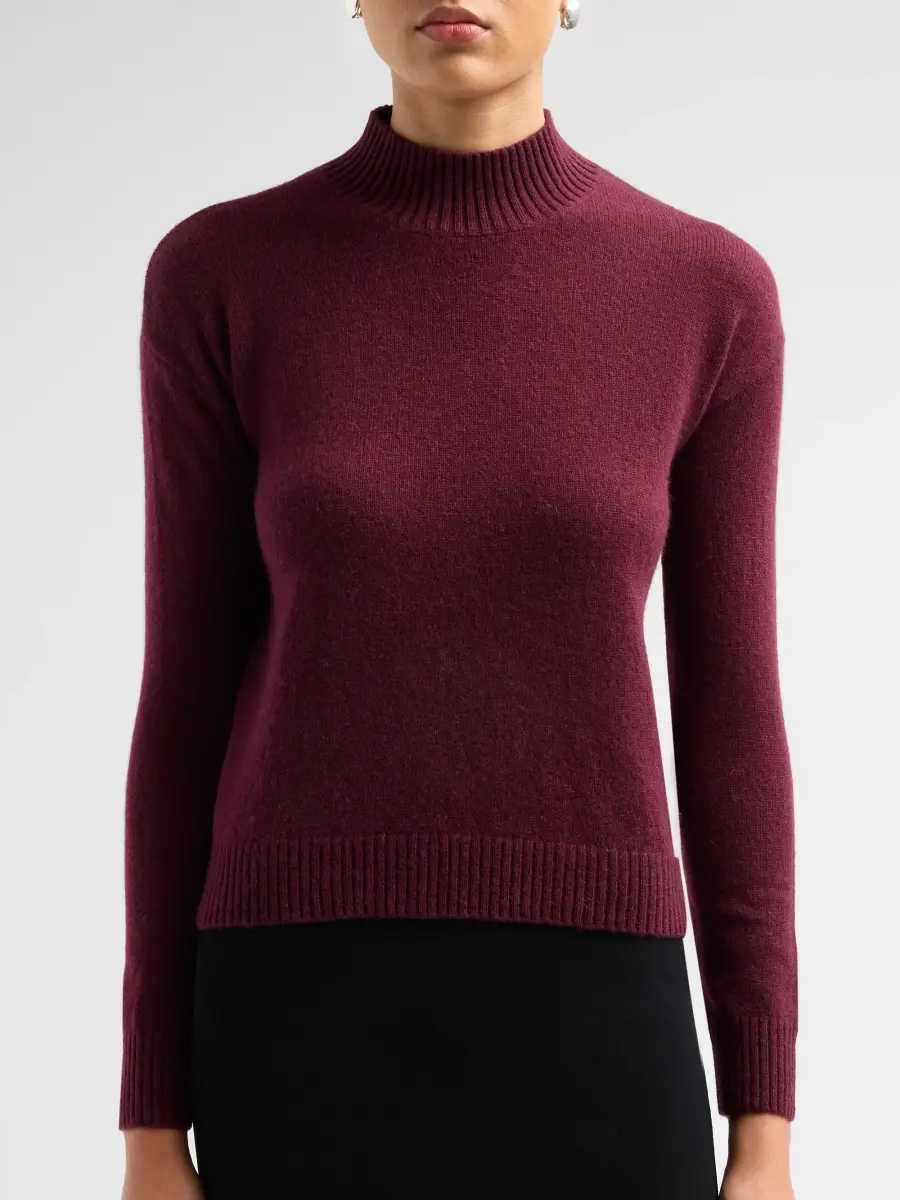 Saks Fifth Avenue Women's Basic Cashmere Mock Turtleneck Sweater | Thumbnail 5 Saks Fifth Avenue Women's Basic Cashmere Mock Turtleneck Sweater | Thumbnail 5