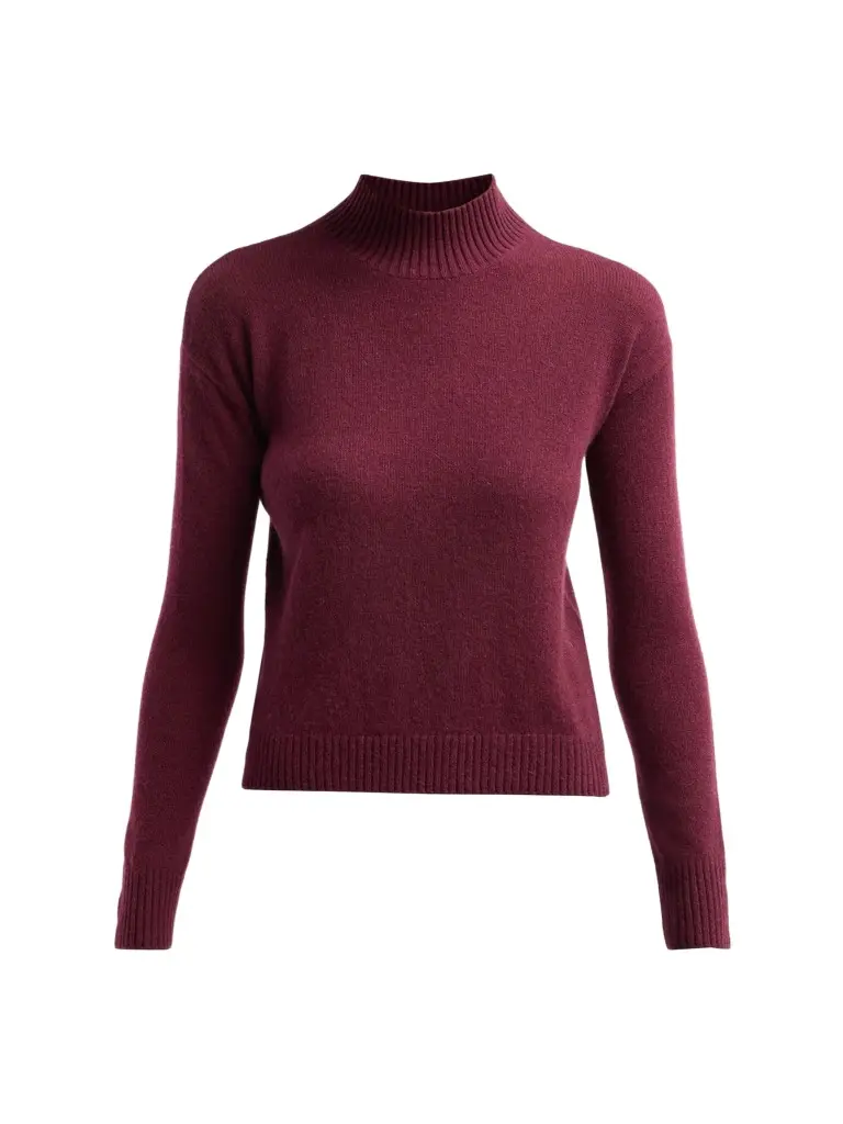 Saks Fifth Avenue Women's Basic Cashmere Mock Turtleneck Sweater