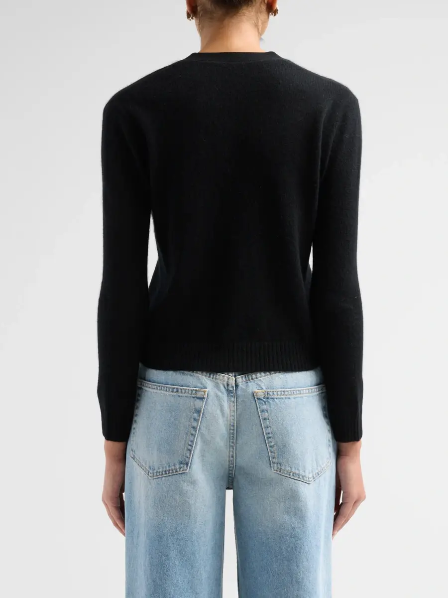 Saks Fifth Avenue Women's Basic V-Neck Cashmere Cardigan | Thumbnail 3 Saks Fifth Avenue Women's Basic V-Neck Cashmere Cardigan | Thumbnail 3