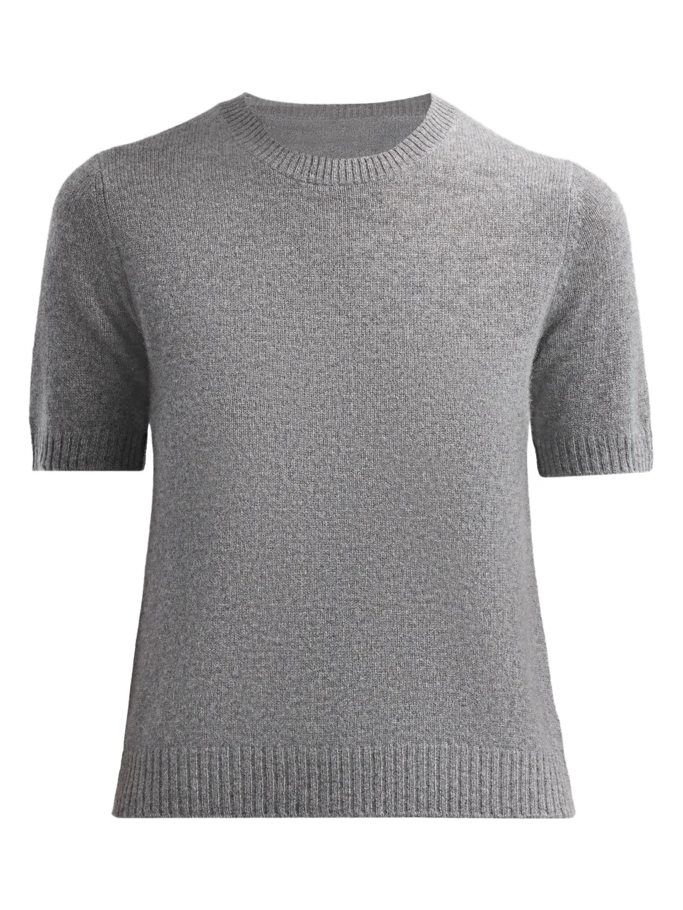 Saks Fifth Avenue Women's Basic Cashmere Shrunken Short-Sleeve Crewneck Sweater