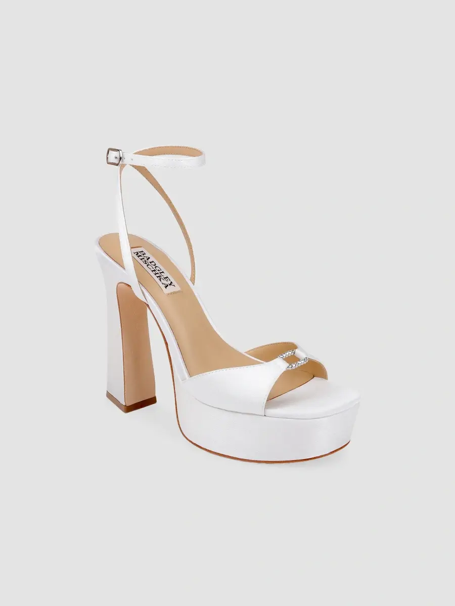 BADGLEY MISCHKA Women's Romina 120MM Velvet Platform Sandals | Thumbnail 2 BADGLEY MISCHKA Women's Romina 120MM Velvet Platform Sandals | Thumbnail 2