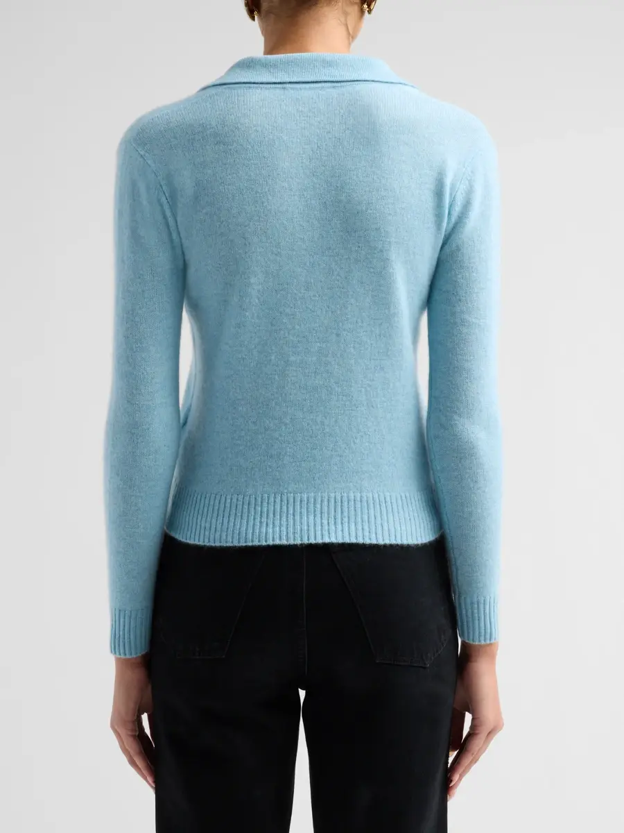 Saks Fifth Avenue Women's Basic Cashmere Polo Sweater | Thumbnail 3 Saks Fifth Avenue Women's Basic Cashmere Polo Sweater | Thumbnail 3