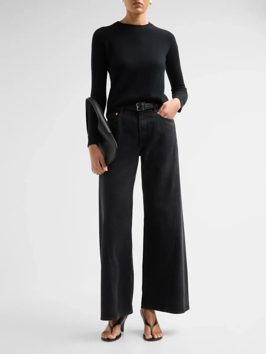 Saks Fifth Avenue Women's Basic Cashmere Easy Crewneck Sweater | Thumbnail 2 Saks Fifth Avenue Women's Basic Cashmere Easy Crewneck Sweater | Thumbnail 2