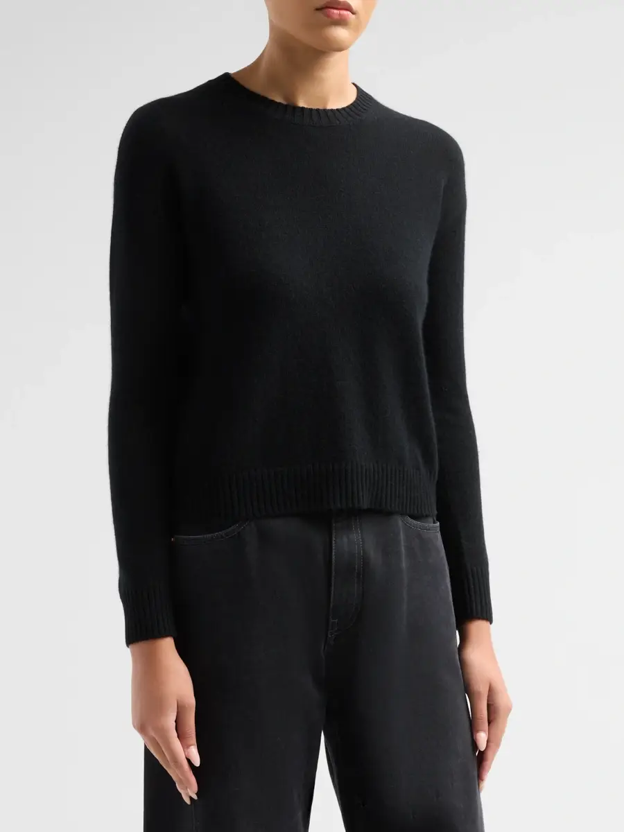 Saks Fifth Avenue Women's Basic Cashmere Easy Crewneck Sweater | Thumbnail 4 Saks Fifth Avenue Women's Basic Cashmere Easy Crewneck Sweater | Thumbnail 4