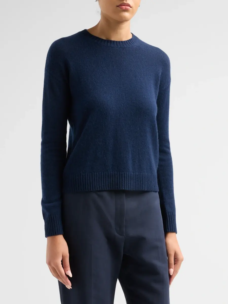 Saks Fifth Avenue Women's Basic Cashmere Easy Crewneck Sweater | Thumbnail 4 Saks Fifth Avenue Women's Basic Cashmere Easy Crewneck Sweater | Thumbnail 4