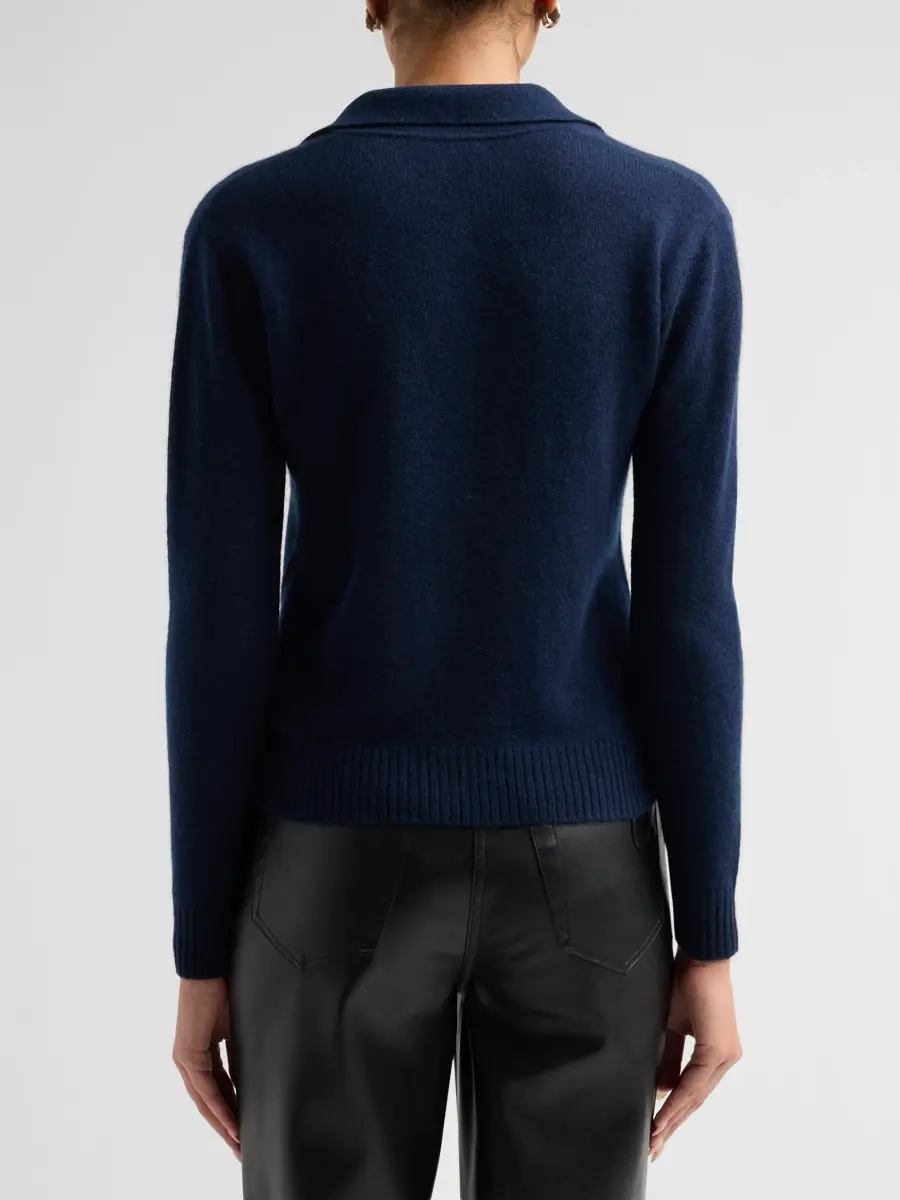 Saks Fifth Avenue Women's Basic Cashmere Polo Sweater | Thumbnail 3 Saks Fifth Avenue Women's Basic Cashmere Polo Sweater | Thumbnail 3