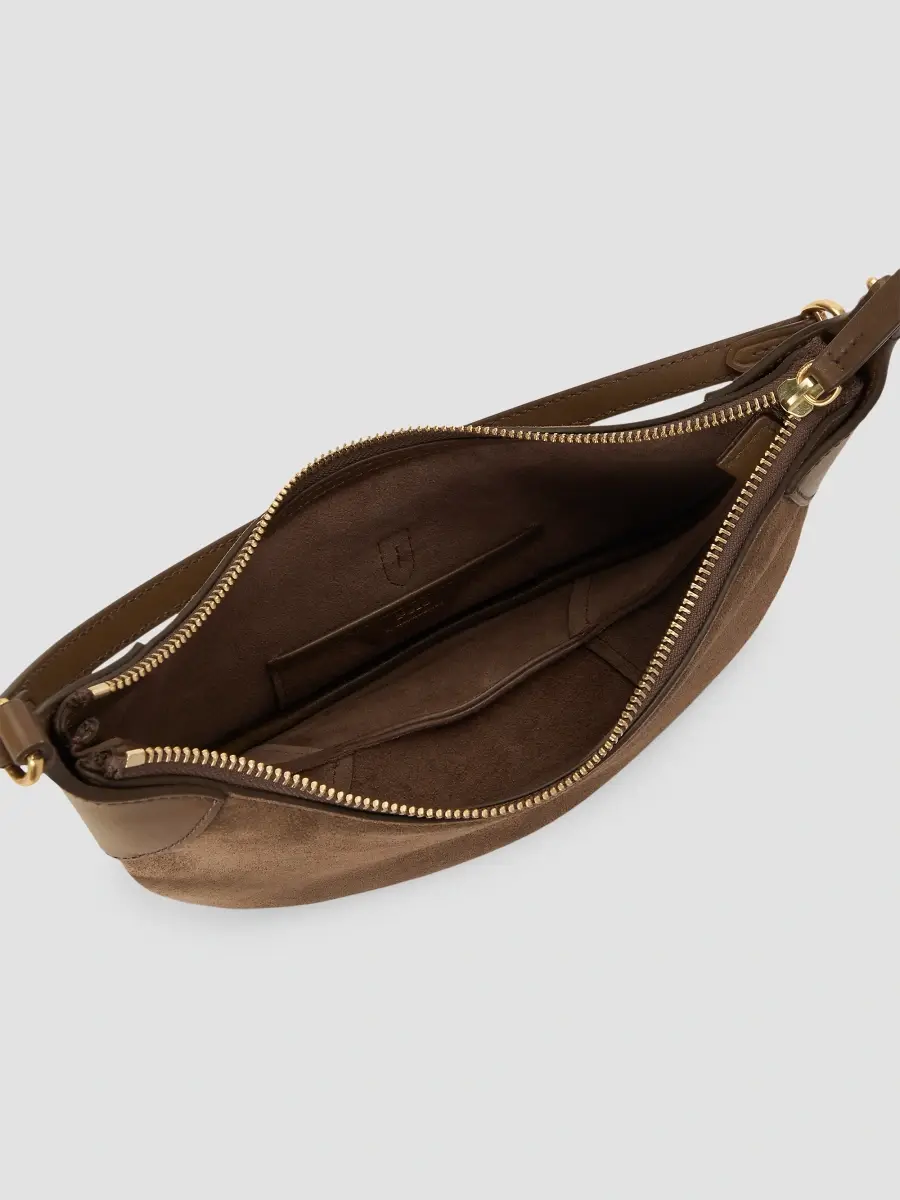 Polo Ralph Lauren Women's Suede Shoulder Bag | Thumbnail 6 Polo Ralph Lauren Women's Suede Shoulder Bag | Thumbnail 6