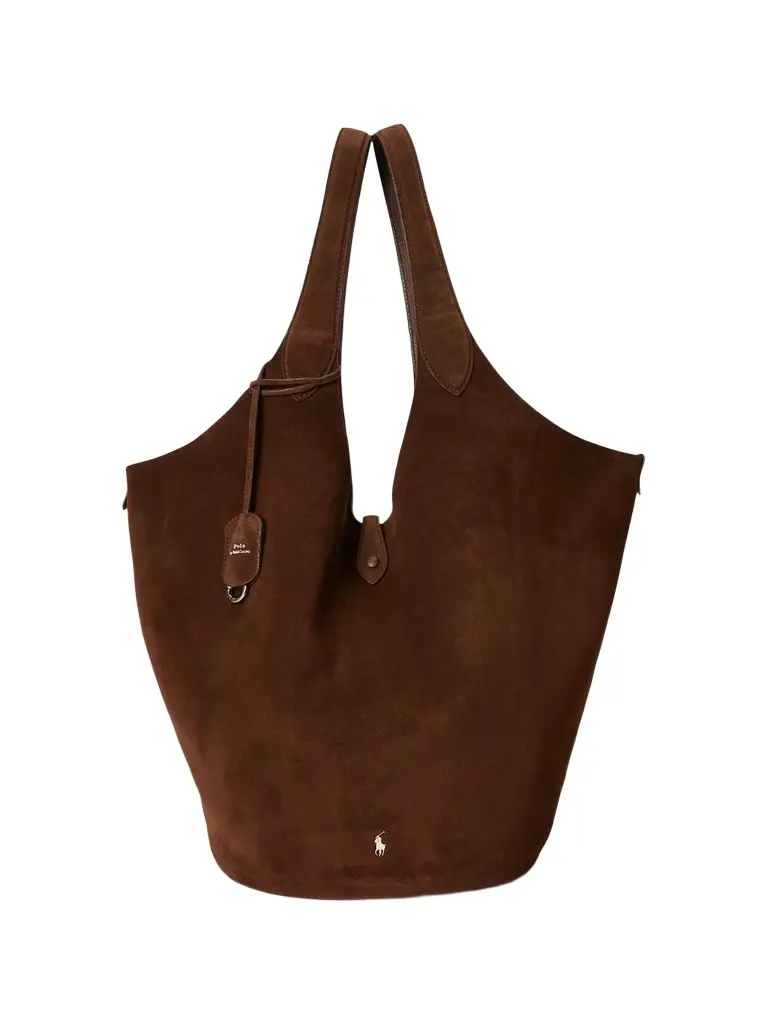 Polo Ralph Lauren Women's Polo Play Large Suede Tote Bag