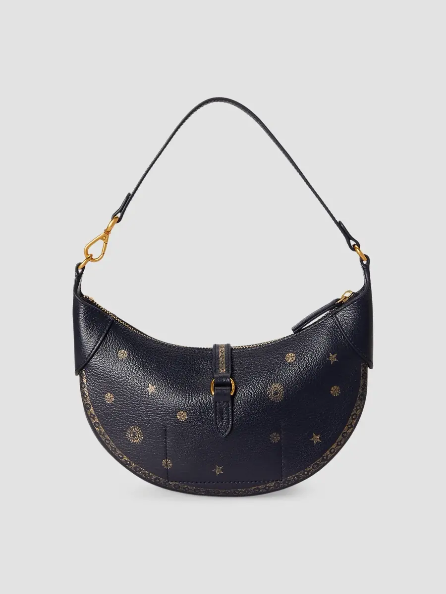 Polo Ralph Lauren Women's Stamped Leather Shoulder Bag | Thumbnail 4 Polo Ralph Lauren Women's Stamped Leather Shoulder Bag | Thumbnail 4