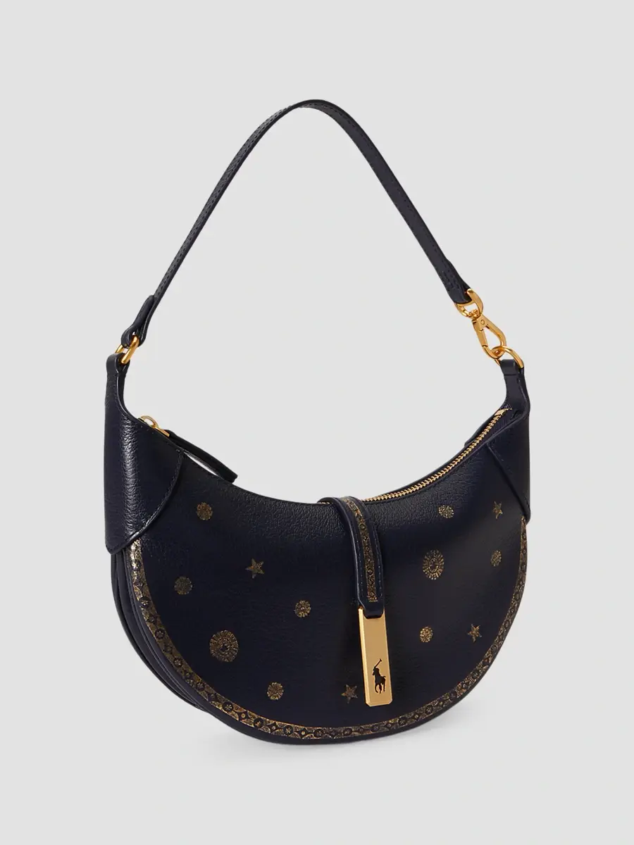 Polo Ralph Lauren Women's Stamped Leather Shoulder Bag | Thumbnail 5 Polo Ralph Lauren Women's Stamped Leather Shoulder Bag | Thumbnail 5