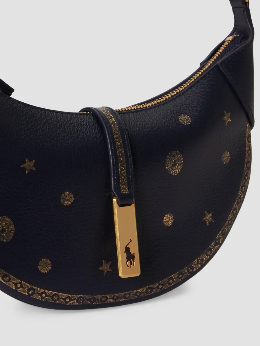 Polo Ralph Lauren Women's Stamped Leather Shoulder Bag | Thumbnail 7 Polo Ralph Lauren Women's Stamped Leather Shoulder Bag | Thumbnail 7