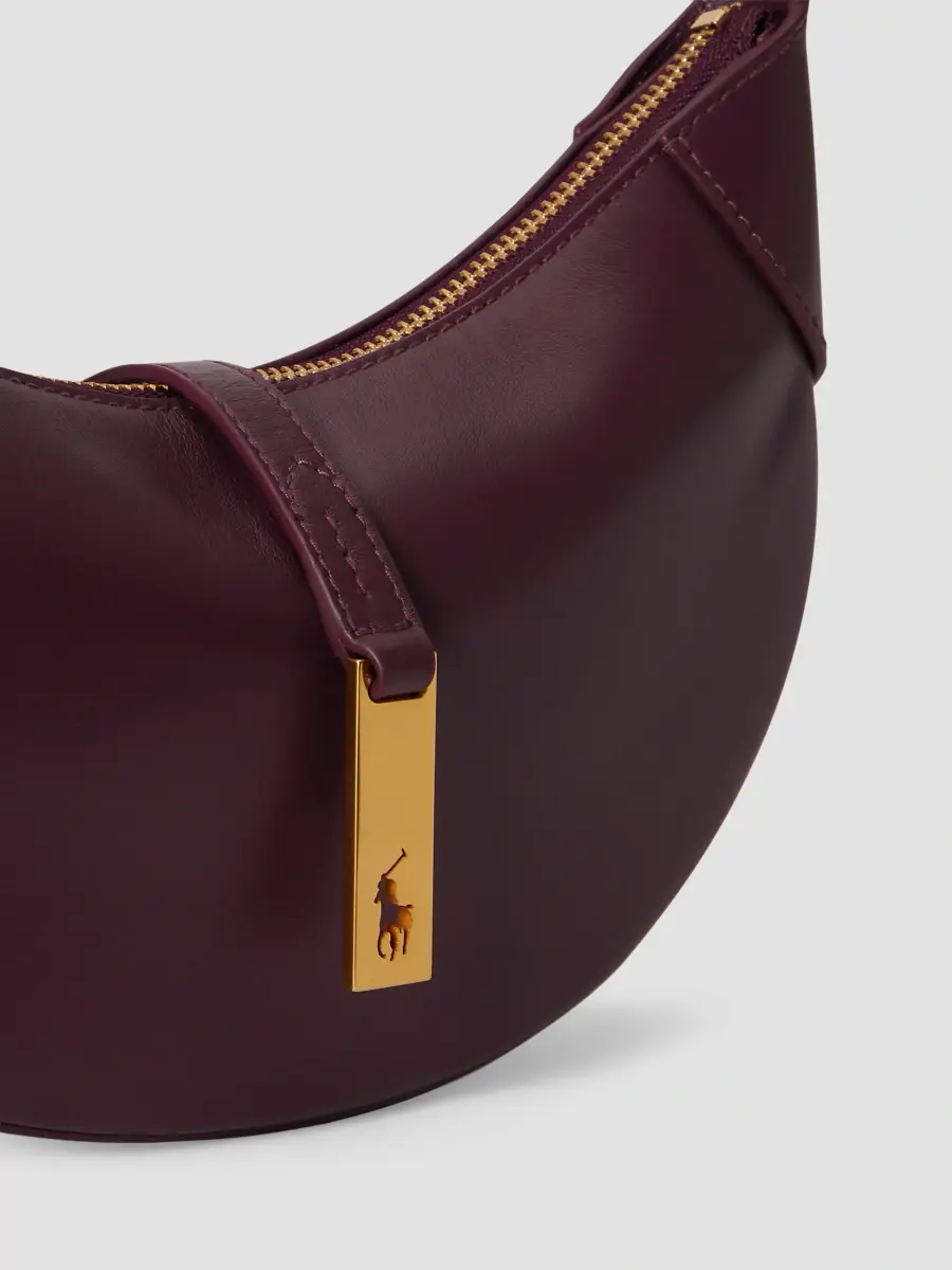 Polo Ralph Lauren Women's Polo ID Mini Leather Shoulder Bag | Thumbnail 6 Polo Ralph Lauren Women's Polo ID Mini Leather Shoulder Bag | Thumbnail 6