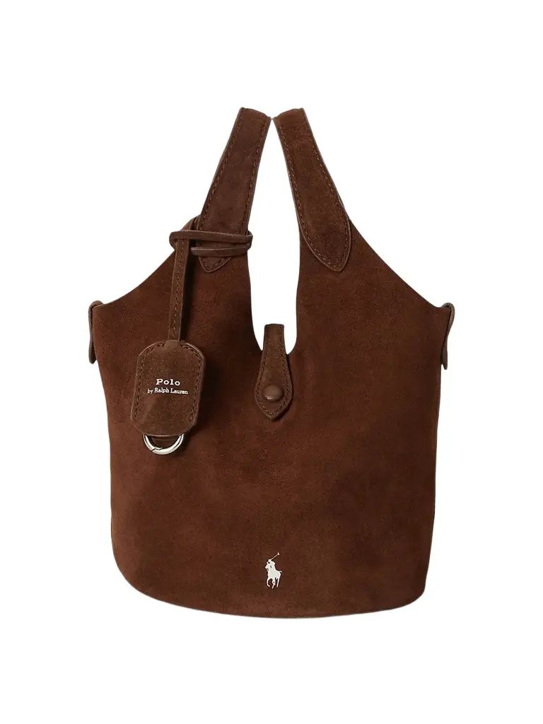 Polo Ralph Lauren Women's Mini Suede Bucket Bag