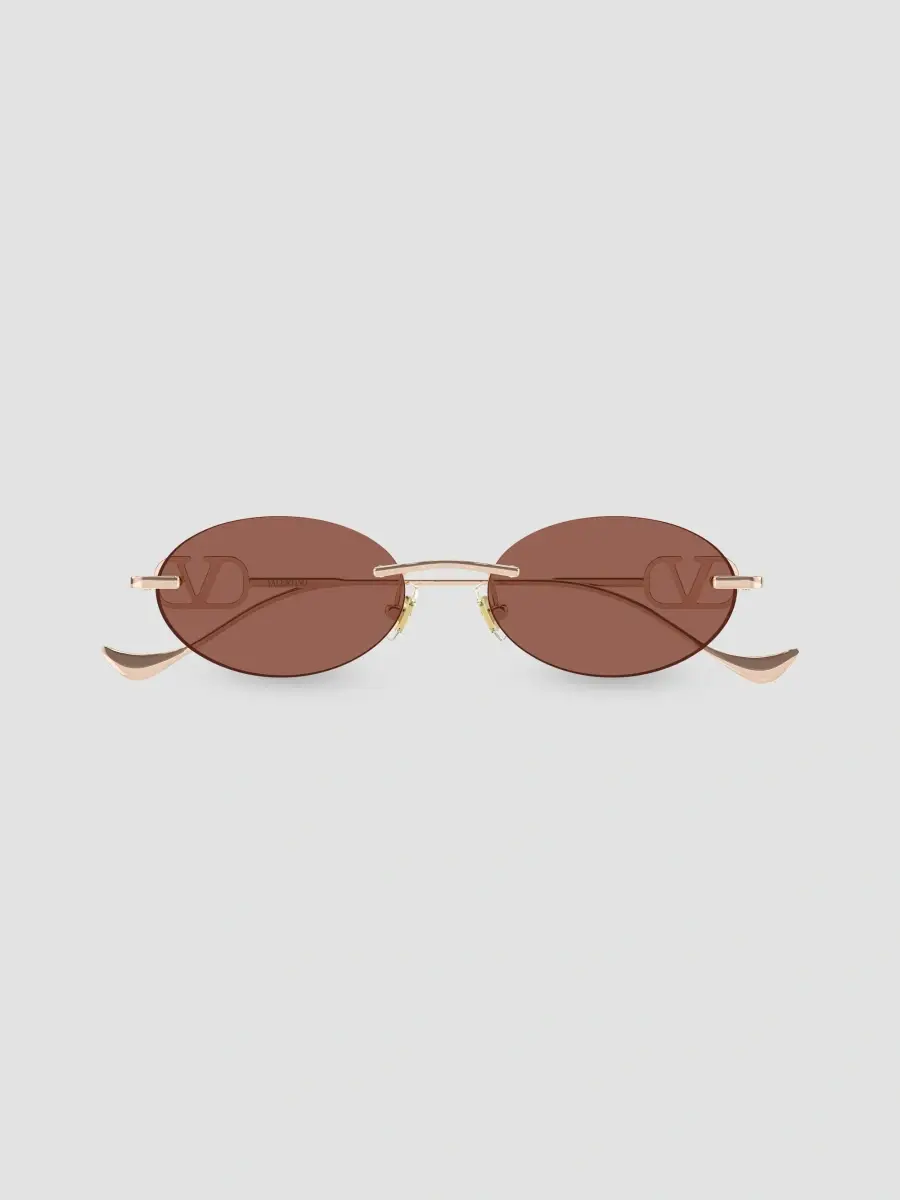 Valentino Women's VLogo 53MM Bejewelled Rimless Oval Metal Sunglasses | Thumbnail 2 Valentino Women's VLogo 53MM Bejewelled Rimless Oval Metal Sunglasses | Thumbnail 2