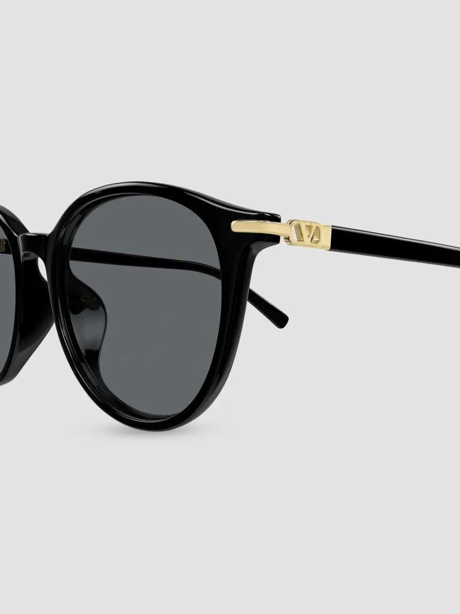 Valentino Women's V Logo 56MM Round Sunglasses | Thumbnail 3