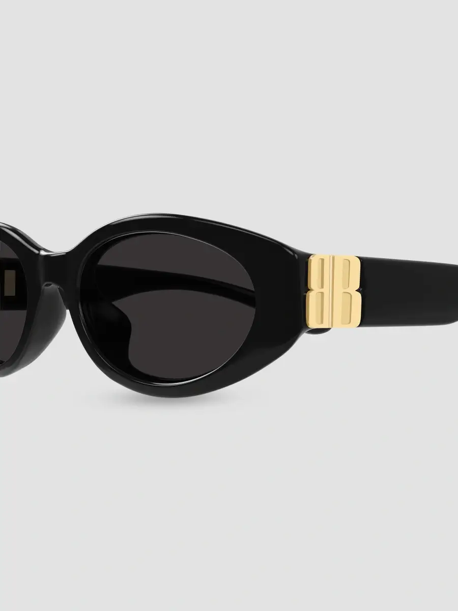 Balenciaga Women's Everyday Bb0507Sk Cosmo 55MM Oval Sunglasses | Thumbnail 3