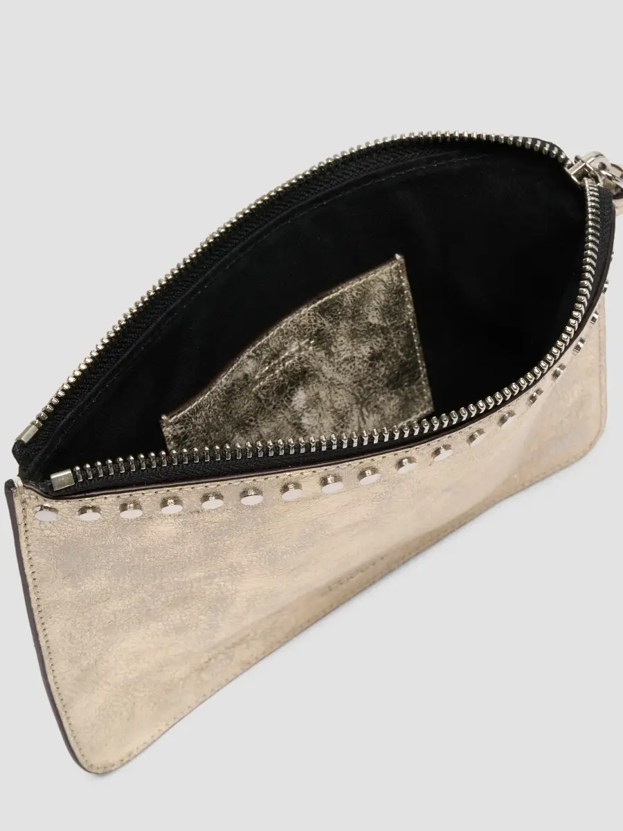 Isabel Marant Women's Metallic Leather Flat Pouch | Thumbnail 3 Isabel Marant Women's Metallic Leather Flat Pouch | Thumbnail 3