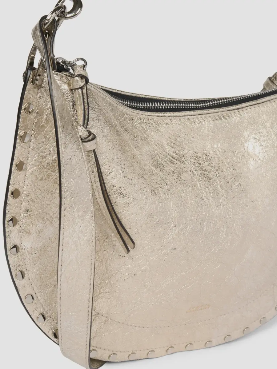 Isabel Marant Women's Oskan Metallic Leather Shoulder Bag | Thumbnail 5