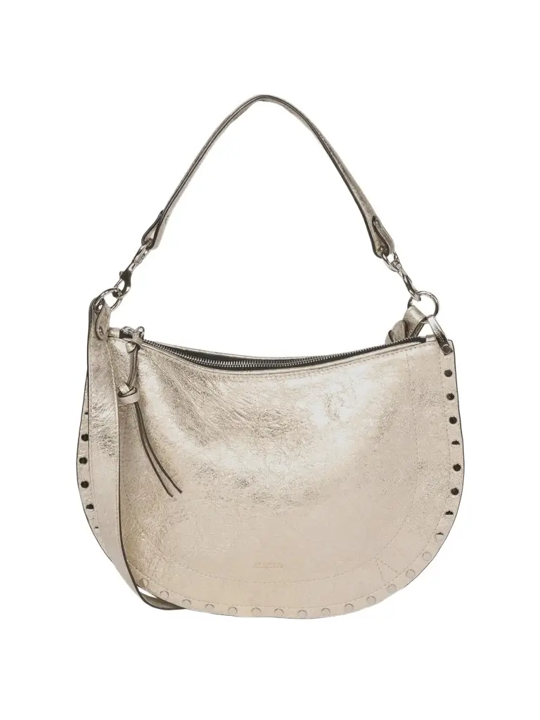 Women's Oskan Metallic Leather Shoulder Bag Women's Oskan Metallic Leather Shoulder Bag