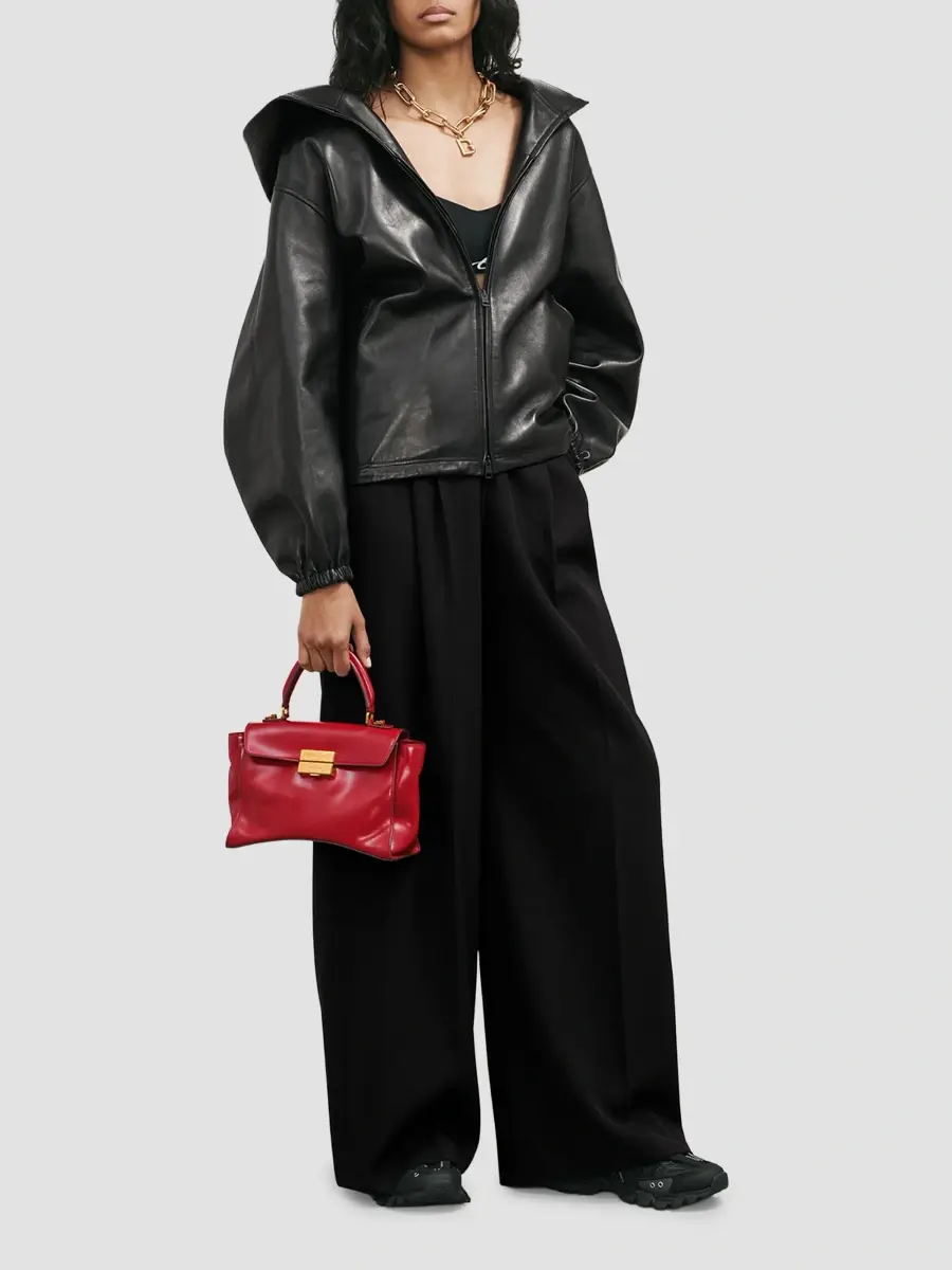 Balenciaga Women's Hourglass Avenue Small Top Handle Bag | Thumbnail 2 Balenciaga Women's Hourglass Avenue Small Top Handle Bag | Thumbnail 2