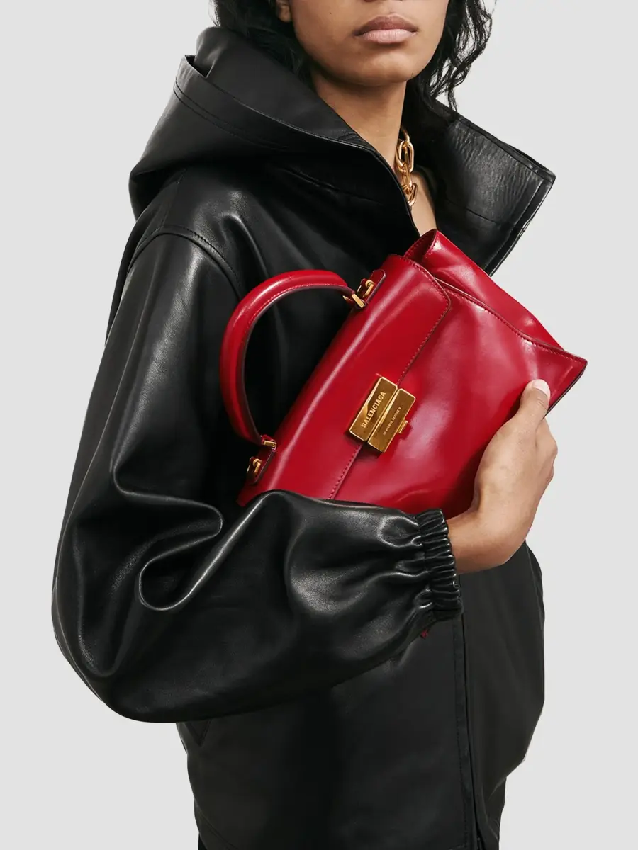 Balenciaga Women's Hourglass Avenue Small Top Handle Bag | Thumbnail 3 Balenciaga Women's Hourglass Avenue Small Top Handle Bag | Thumbnail 3