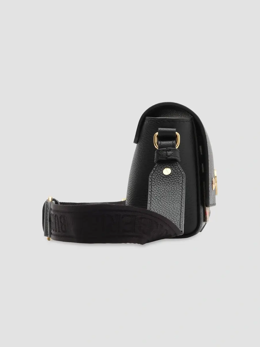 Burberry Women's Note Mini Canvas & Leather Crossbody Bag | Thumbnail 4 Burberry Women's Note Mini Canvas & Leather Crossbody Bag | Thumbnail 4