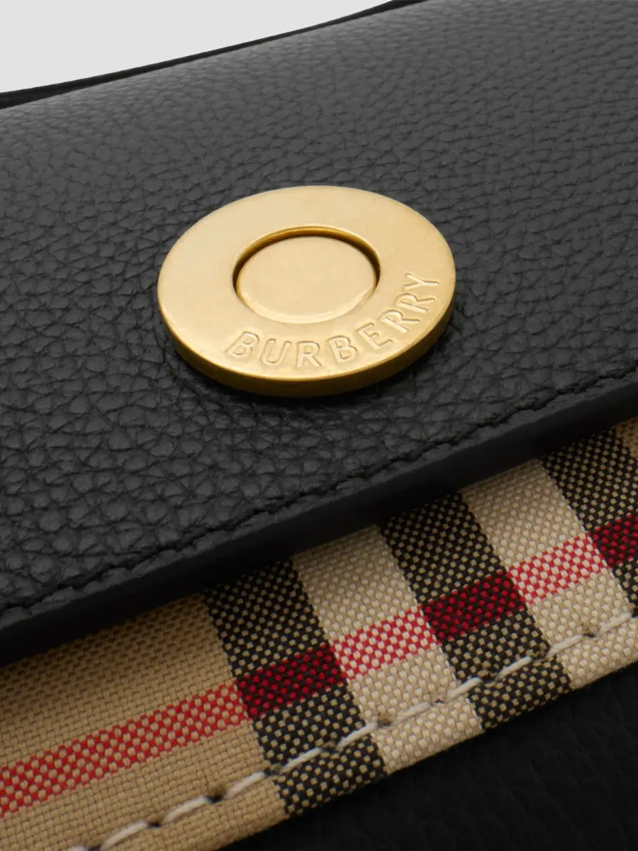 Burberry Women's Note Mini Canvas & Leather Crossbody Bag | Thumbnail 5 Burberry Women's Note Mini Canvas & Leather Crossbody Bag | Thumbnail 5