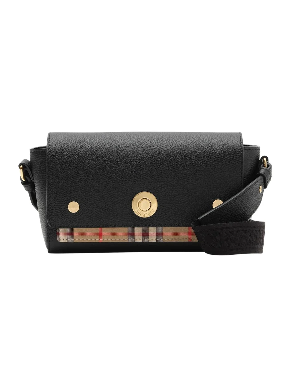 Burberry Women's Note Mini Canvas & Leather Crossbody Bag