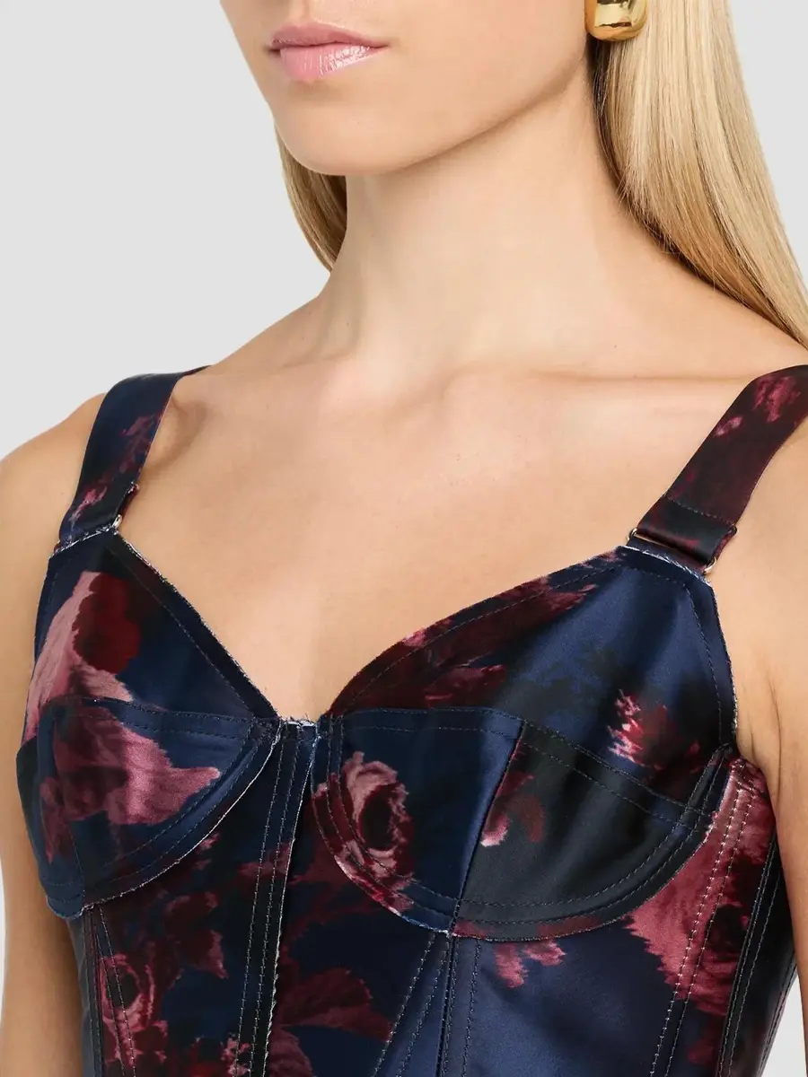 Erdem Women's Floral Belted Midi Dress | Thumbnail 5 Erdem Women's Floral Belted Midi Dress | Thumbnail 5