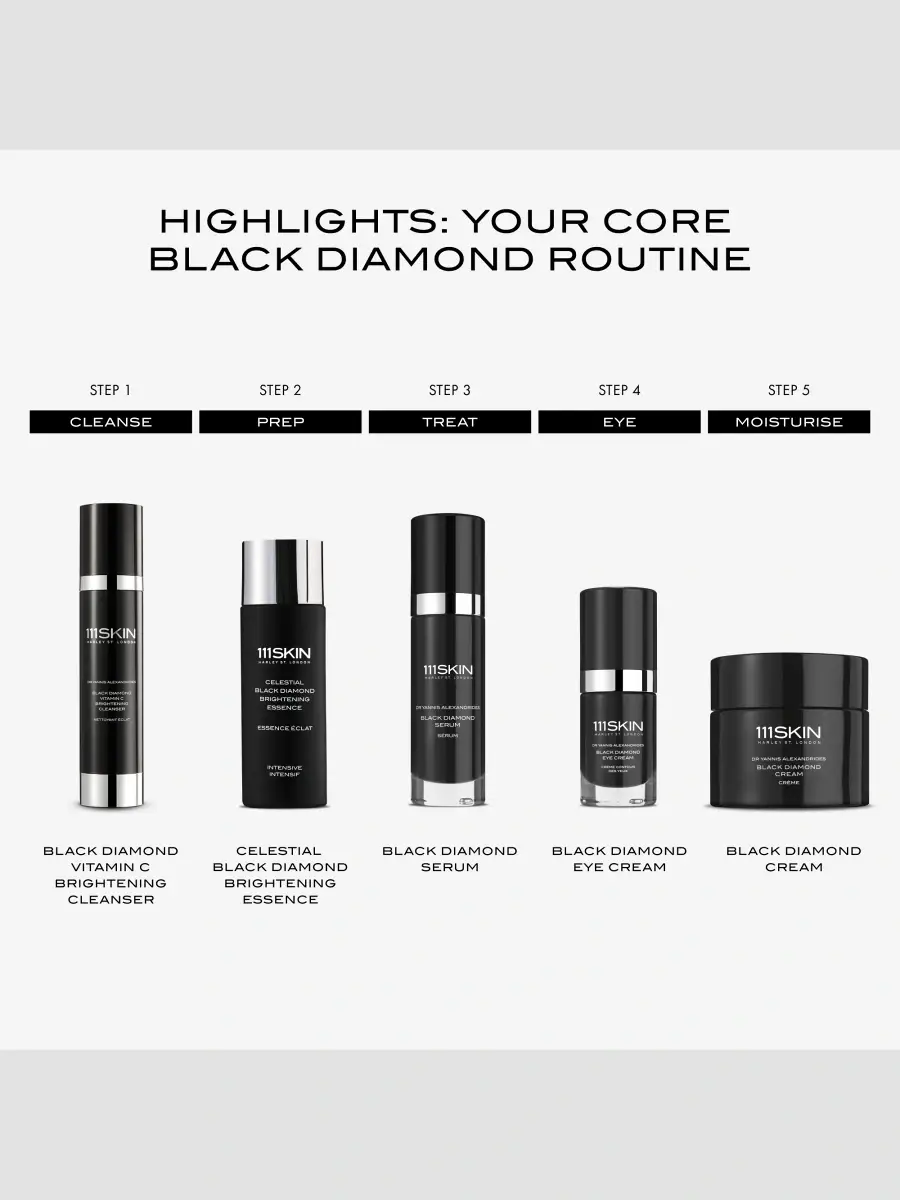 111SKIN Black Diamond Signature Collection 13-Piece Skincare Set | Thumbnail 4 111SKIN Black Diamond Signature Collection 13-Piece Skincare Set | Thumbnail 4