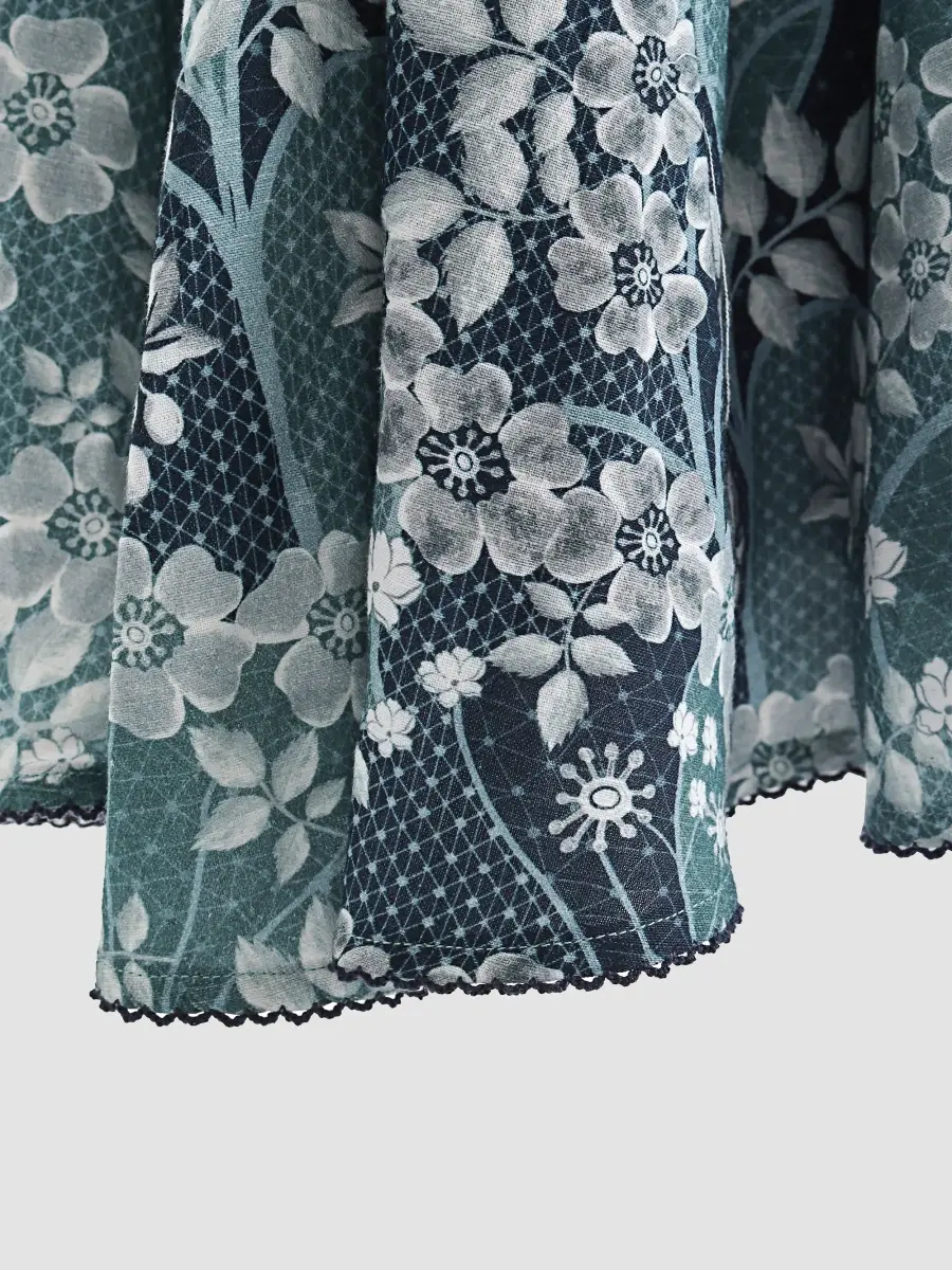 Agua Bendita Women's ?Kristen Glazia Floral Jacquard Mini Dress | Thumbnail 5 Agua Bendita Women's ?Kristen Glazia Floral Jacquard Mini Dress | Thumbnail 5