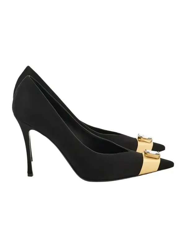 Women's Dolie 95MM Crystal-Embellished Velvet Pumps Women's Dolie 95MM Crystal-Embellished Velvet Pumps