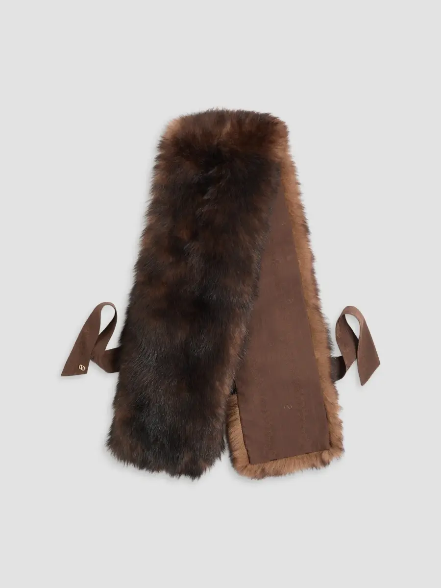 Valentino Women's Lamb Fur Scarf | Thumbnail 3 Valentino Women's Lamb Fur Scarf | Thumbnail 3