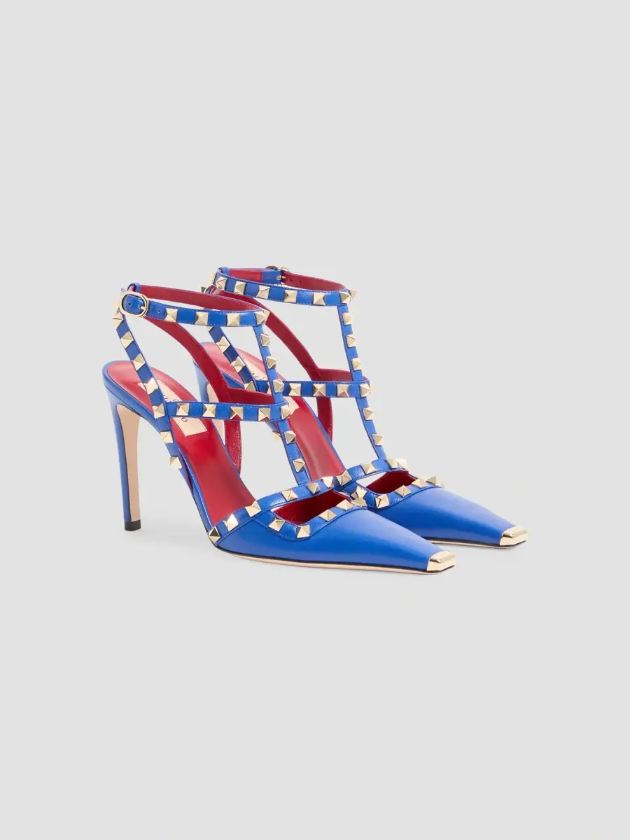 Valentino Women's Rockstud Kidskin 100MM Pumps | Thumbnail 2