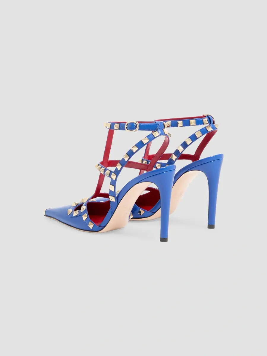 Valentino Women's Rockstud Kidskin 100MM Pumps | Thumbnail 3
