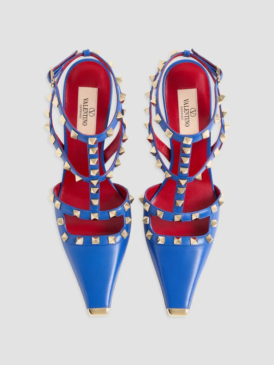 Valentino Women's Rockstud Kidskin 100MM Pumps | Thumbnail 4