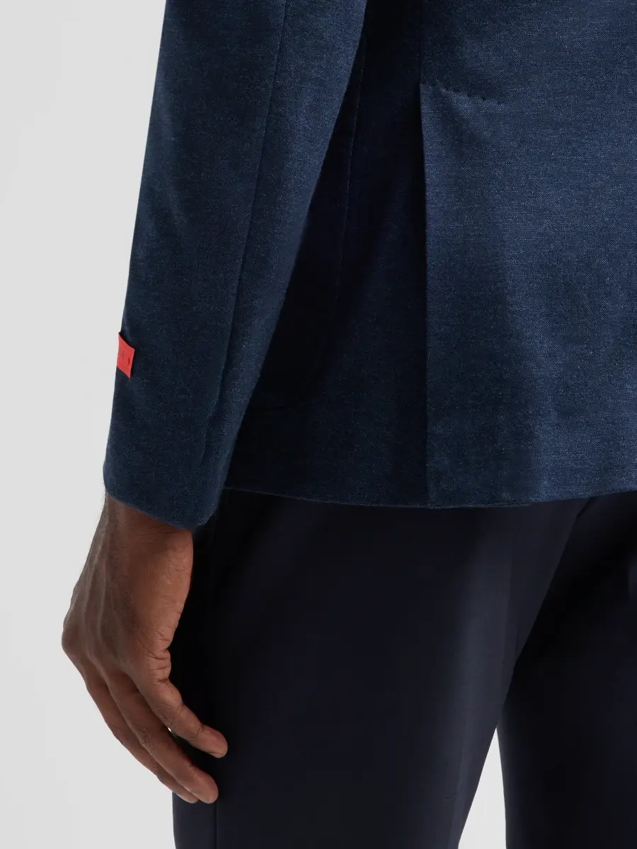 Isaia Men's Cotton-Jersey Single-Breasted Blazer | Thumbnail 8