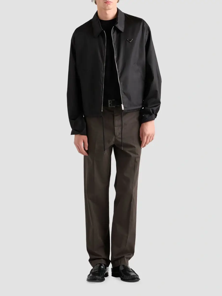 Prada Men's Stretch Cotton T-Shirt | Thumbnail 2 Prada Men's Stretch Cotton T-Shirt | Thumbnail 2